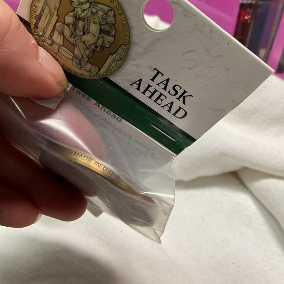 Vintage Military Challenge Coin Task Ahead - Northwest Territorial Mint Made USA - Picture 6 of 6